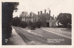 542 - Real B&W RPPC Photo – Australia Sydney – Government House – Stamp Postmark 1942 – Censor Visa 1419 - Ex. Condition - Sydney