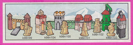 264621 / Instruction Kinder Surprise - K98n103 Castle Male Guard+K98n99+K98n104+K98n100+K98n101+K98n102 - Istruzioni