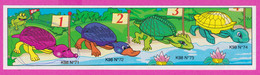 264632 / Instruction Kinder Surprise - K98n.71 Animals+K98n.72+K98n.73+K98n.74 Race Frog Turtles Duck Dinosaur - Istruzioni