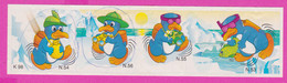 264637 / Instruction Kinder Surprise - K98n.54 Luggage Bag + K98n.56+K98n.55+K98n.53 Duck Fish Binoculars Camera - Notices