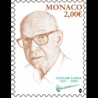 Monaco 2021 CZESLAW SLANIA Draw Drawing Stamps Engraving Sweden Poland 1v Mnh - Nuevos