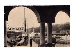 12866 " ESPOSIZIONI TORINO 1928-PADIGLIONE SOMALO " ANIMATA-VERA FOTO-CARTOLINA SPEDITA 1928 - Exhibitions