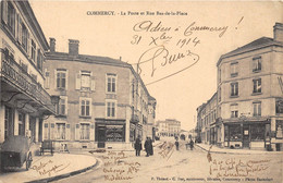 55-COMMERCY- LA POSTE ET RUE BAS DE LA PLACE - Commercy