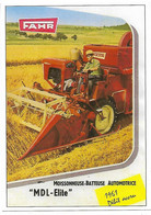 CPM - CENTENAIRE Editions - MATERIEL AGRICOLE - 98 - Moissonneuse -Batteuse FAHR - MDL-Elite - Landbouw