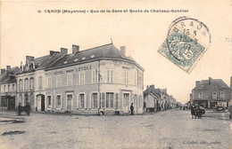 53-CRAON- RUE DE LA GARE ET ROUTE DE CHATEAU-GONTIER - Craon