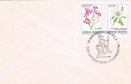 41071. Carta LA PICADA (Entre Rios) Argentina 1984. Scouth Rover Moot Nacional. Flowes - Briefe U. Dokumente