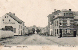 Bastogne Route D'arlon Chaux Charbons Maison A.Urbain Fontainier Voyagé En 19??? - Bastogne