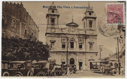 Brazil Pernambuco 1931 Postcard Boa Vista Parish Church In Recife Sent To Gand Belgium Stamp Vovó 50 Réis - Recife