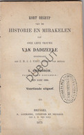 DADIZELE/Moorslede Historie O.L.Vrouw 14de Uitgave - L.Gervoson 1875 Bxl (N807) - Anciens