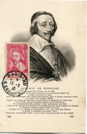 FRANCE CARTE MAXIMUM DU N°305 TRICENTENAIRE DE L'ACADEMIE FRANCAISE FONDEE PAR RICHELIEU AVEC OBL PARIS 13-3-35......... - 1930-1939