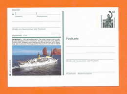 ALLEMAGNE GEOLOGIE FALAISE ROCHER FELSEN HELGOLAND KURINSEL INSEL ILE ISLAND CROISIERE MS WAPPEN VON HAMBURG CUXHAVEN - Isole