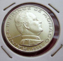 1989 MONACO Ranieri 1 Fr - Circolata - 1960-2001 Nouveaux Francs