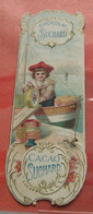 1 Bookmark = Lesezeichen = Signet De Pages, Litho C1900 Chocolate SUCHARD Wieser V 20 - Boat - Front Excellent - Suchard