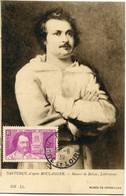 FRANCE CARTE MAXIMUM DU N°438 HONORE DE BALZAC AVEC OBLITERATION TOURS 5-6-39 INDRE ET LOIRE - 1930-1939