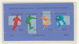 FINLAND USED MICHEL BL 8 Jugenhobbys - Blocks & Sheetlets