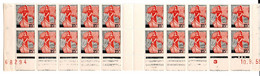 FRANCE N°1216 25F GRIS VERT ET ROUGE TYPE MARIANNE A LA NEF BAS DE FEUILLE 20 TPS COIN DATE DU 10.9.1959 - 1950-1959