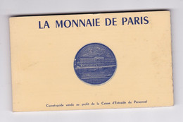 Beau Carnet-guide De 12 CP Détachables La Monnaie De Paris, Commentaires Intéressants, Fin Années 1960 - Autres Monuments, édifices