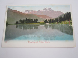 Silvaplana_GR Und Piz Della Margna  Suiza Switzerland Suisse Schweiz Carte Non Ecrite - Silvaplana