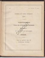 Brugge 1888 Schoolboek Gesticht Der Doofstommen (U359) - Antiguos