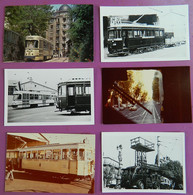 Lot De 6 Reproductions Photos Tramways De Marseille - Other & Unclassified