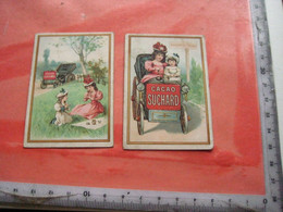 1 Calendar Année 1899 Carte Chocolate SUCHARD Suiss - WIESER IV Set 10 : Automobile Picnic - Chromo Litho - Suchard