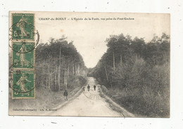 Cp , 14 , CHAMP DU BOULT , L'entrée De La Forêt , Vue Prise Du PONT COCHON , Voyagée - Sonstige & Ohne Zuordnung