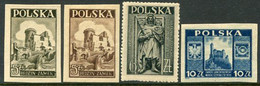 POLAND 1946 Buildings And Monuments (4) MNH / **.  Michel 441-43 - Nuovi
