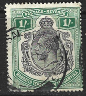 Tanganyika  1927   SG  102   1/-    Fine Used - Tanganyika (...-1932)