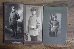 3 Cabinet Armée Allemande Guerre 1914 1918  Tenues De Parade Baionnettes - Krieg, Militär