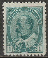 Canada 1903 Sc 89  MLH* - Unused Stamps