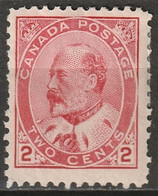 Canada 1903 Sc 90  MH* Type II Damaged Left Perfs - Neufs