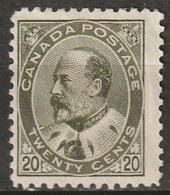 Canada 1904 Sc 94a Mi 82 Yt 83 MH* - Neufs