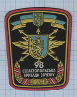 UKRAINE / Patch, Abzeichen, Parche, Ecusson / Armed Forces 98 Sevastopol Communications Brigade 1990s - Stoffabzeichen