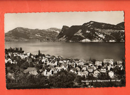 ZPG-36  Hergiswil Mit Bürgenstock Und Rigi. Gelaufen 1942  Globetrotter - Hergiswil