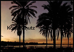 ÄLTERE POSTKARTE TRIPOLI PROMENADE ALONG THE SEA LIBYA LIBIA TRIPOLIS LIBYEN Sunset Libiya Postcard Ansichtskarte - Libia