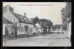 Cpa 8022837 Nouvion En Ponthieu Route Nationale De Paris à Calais , Attelage , Au Bon Marché - Nouvion