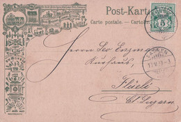 Sarnen OW & Altdorf UR, Glas, Bürsten, Cigaren, Lampen & Eisenwaarer, Eigentümer Frz. Hurni - Enzmann (18.5.1899) - Sarnen