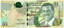 Bahamas - 1 Dollar - 2015 - Pick: 71A - Unc. - Serie AS - Sir Lynden O. Pindling - Bahamas