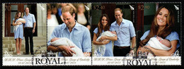 M753B- NEW ZEALAND - 2013 - USED SET- ROYAL BABY - Oblitérés