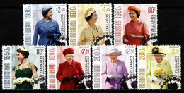 M753D- NEW ZEALAND - 2015 - USED SET- LONGEST REIGNING MONARCH QUEEN ELIZABETH II - Gebruikt