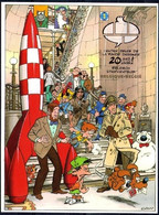 BL173(3957)** ND/OG  - Personnages De BD Belges En Fête / Belgische Stripfiguren Feesten - BELGIQUE / BELGIË - Philabédés (comics)