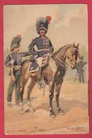 Gendarme Cavalier ... Illustré Par Louis Geens ( Voir Verso ) - Police - Gendarmerie