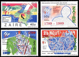 1331/1334** - 200 Ans Révolution Française / Verjaring Van De Franse Revolutie / Französische Revolution - ZAÏRE - Timbres