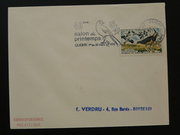 Série Oiseaux Sur 4 Lettres Avec Flammes Concordantes Clichy 92 Hauts De Seine 1970 - Mechanical Postmarks (Advertisement)