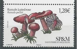 SPM 2021 - Russule à Pied Rose - Unused Stamps