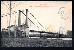 Verdun Sur Garonne (82 Tarn Et Garonne)  Le Pont Suspendu  (PPP30362) - Verdun Sur Garonne