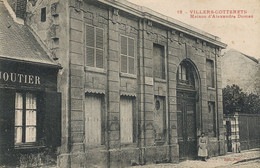 Maison Alexandre Dumas Villers Cotterets Correspondance Militaire  1 Er Corps Armée Vers Belleville Rhone - Ecrivains