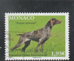 MONACO 2015 CHIEN BRAQUE ALLEMAND OBLITERE YT 2963 - Usati