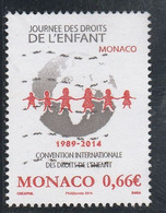 MONACO 2014 JOURNEE DES DROITS DE L ENFANT OBLITERE YT 2944 - Usados