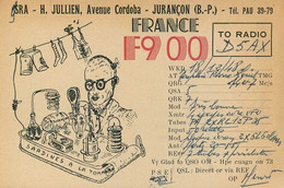 64 - JURANC - CPA - ILLUSTRATEUR LOCAL; H. JULIEN - RADIO AMATEUR - 1948 - TRES BON ETAT - Jurancon